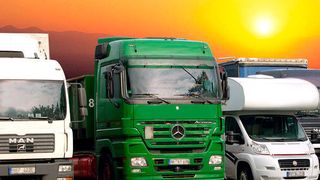 Um Nutzfahrzeuge im Stand kühlen zu können hat der Innenraumspezialist Happich eine neue Technik entwickelt. (Happich)