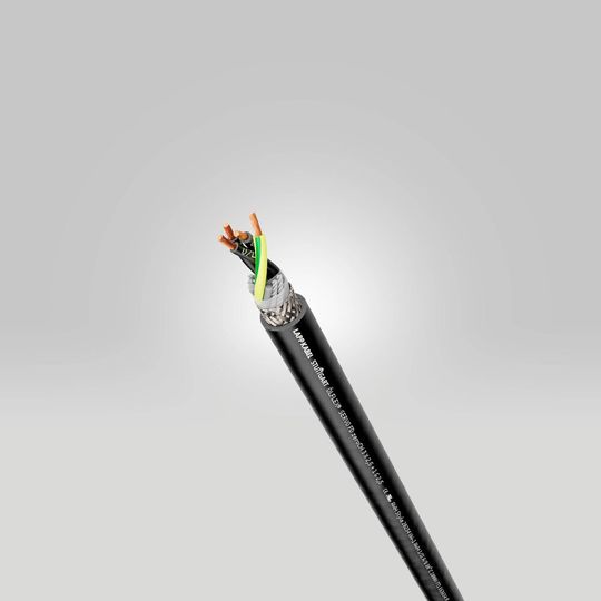 Die Verseiltechnik der Ölflex Servo FD Zero CM soll Störströme nahezu eliminieren. Hannover Messe 2023: Halle 11, Stand C05(Bild:  Lapp)