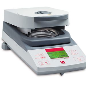 Der MB35 bietet eine maximale Probenkapazität von 35 g, eine Ablesbarkeit von 0,001 g und eine Wiederholbarkeit von bis zu 0,03%.