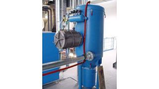 Das Q-Rohr-3 von Rembe schützt eine Absauganlage vor Explosionsdruck. (Bild: Rembe)