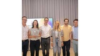Christoph Kappenhagen (Chemcologne), Maike Lambarth (Cyclize), Marc Kley (ESC), Isabelle Schiffer (ESC), Martin Bellof (chemstars.nrw), Daniel Wauben (Chemcologne) (Bild: Chemcologne)