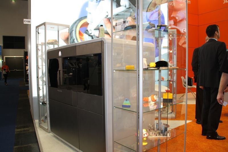 Am Stand von Kisters war unter anderem der 3D-Drucker Projet für den Druck von... (Bild: M. Zwettler, konstruktionspraxis)