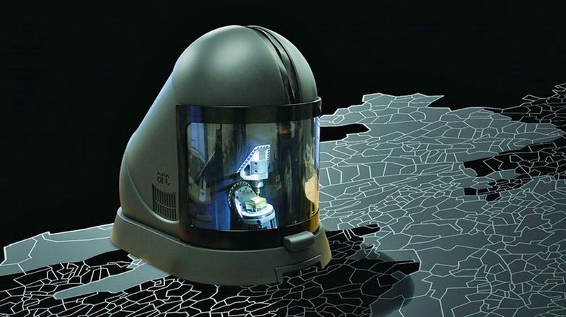Avec son design de machine à café, la Micro5 sort réellement du lot et incarne à elle seule l’essence de la machine-outil du futur. (HE-Arc)