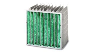 Die Camfil City-Flo Moelkuarfilter zeichnen sich durch hohe Staubspeicherfähigkeit, Partikelfiltration und gleichzeitige Geruchsadsorption aus.  (Bild: Camfil)