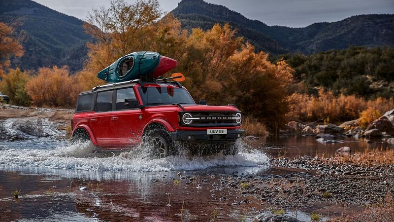 Amerikanische Adventure-Spirit für Germany – Offroader wie der Ford Bronco werden hierzulande nur in kleiner Auflage verkauft.  (Bild: Ford)