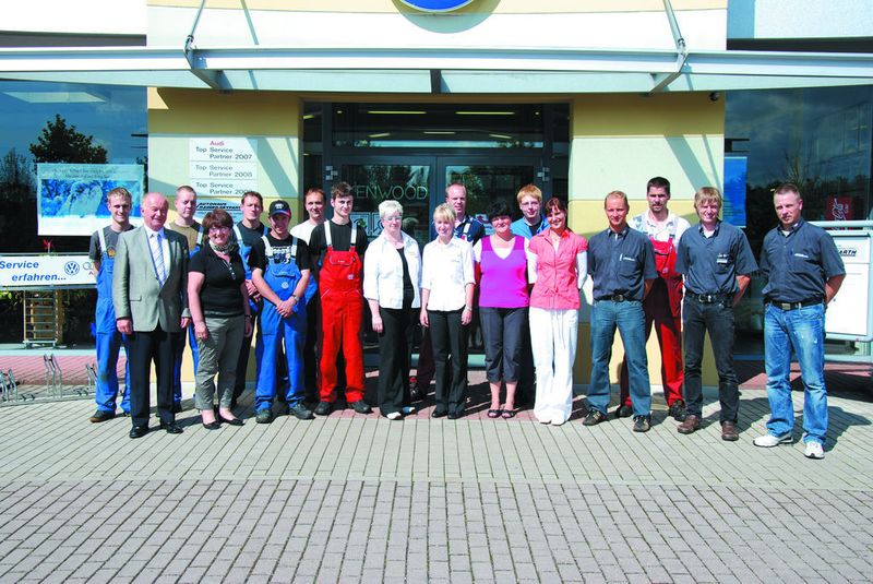 Die komplette Servicetruppe des Gothaer Betriebs. (Archiv: Vogel Business Media)
