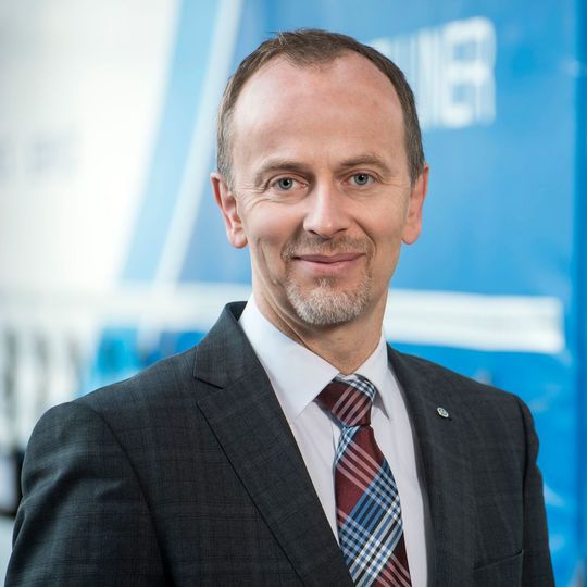 Zum 1. August 2018 übernimmt Frank Albers als Geschäftsführer den Geschäftsbereich Vertrieb Inland/Ausland sowie Marketing in der Krone Nutzfahrzeug Gruppe.(Bild:  Krone)