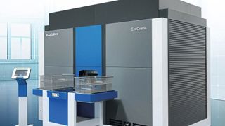 L'EcoCvario, très flexible, a été développé pour le nettoyage fin à l'eau. Il permet d'intégrer différentes technologies de nettoyage et de séchage qui peuvent être configurées en fonction de l'application et des besoins spécifiques du client.  (Source : Ecoclean GmbH)