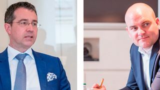 Dr. Jan Dannenberg (l.), Partner, und Tobias Keil, Principal bei Berylls Strategy Advisors, im Gespräch mit »Automobil Industrie« unter anderem über das Erfolgsrezept der Top-Zulieferer, die Folgen des Dieselskandals und die größten Auf- und Absteiger des Jahres 2016. (Charles Diehle Photography, Berylls)