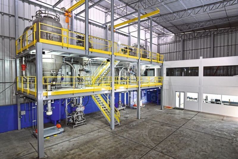 Das SAPS-Werk, mit einer Fläche von mehr als 1000 m², verfügt über die neuesten Mahlanlagen  (Hosokawa/www.ronaldocanale.com.br)