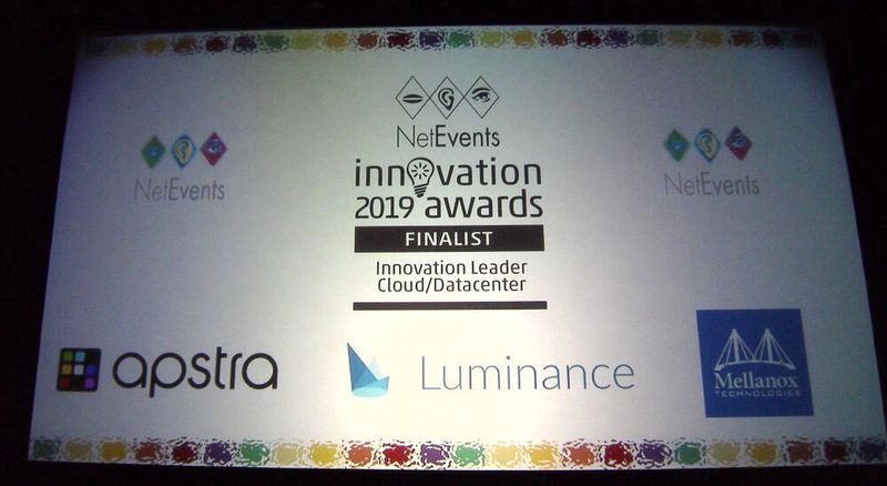Aus den drei Nominierten Apstra, Luminance und Mellanox für die beste innovative Lösung für Cloud/Datacenter blieb Apstra als Sieger über. (Kriemhilde Klippstätter)