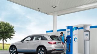 Die Produktion des Brennstoffzellen-Mercedes GLC F-Cell endet nach nur zwei Jahren. (Daimler)