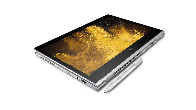 Mit einem Gewicht von 1,3 kg soll auch die Nutzung des EliteBook x360 als Tablet mit Stift problemlos möglich sein. (HP)