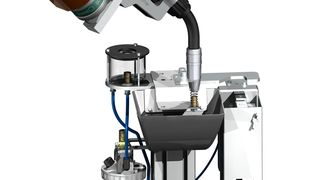 Schweißpistolen Reinigungsstation (Bild: Dinse)