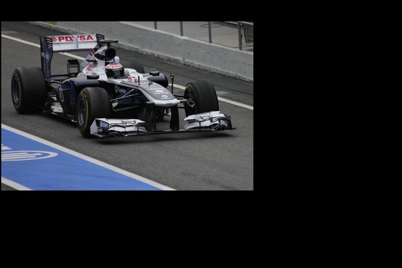 Sage sponsert Marussia F1 Mannschaft - hier freies Training der F1 Mannschaften in Barcelona. (Bild: Fouhy)