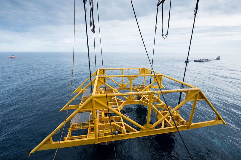 Statoil and its partners put the first subsea gas compression facility on line at Åsgard in the Norwegian Sea. Subsea compression will add some 306 million barrels of oil equivalent to total output over the field’s life. (Picture:  Øyvind Hagen/Statoil ASA)