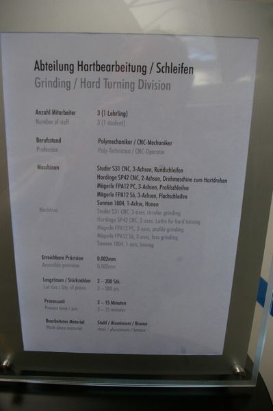 Reflet en image des portes-ouvertes chez Urma en 2012. Lles prochaines journées de l'innovation se dérouleront les 8 et 9 novembre 2013 chez Urma à Rupperswil. (Image: MSM / JR Gonthier)