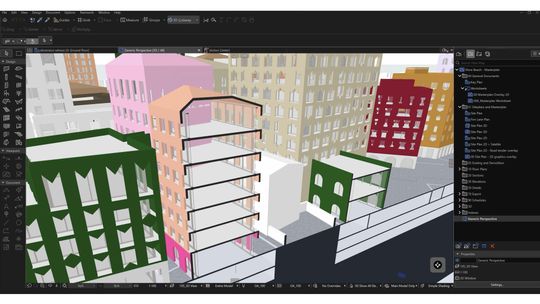 Der Dunkelmodus für Windows ist in Archicad 30 umgesetzt.(Bild:  Graphisoft, 2026)