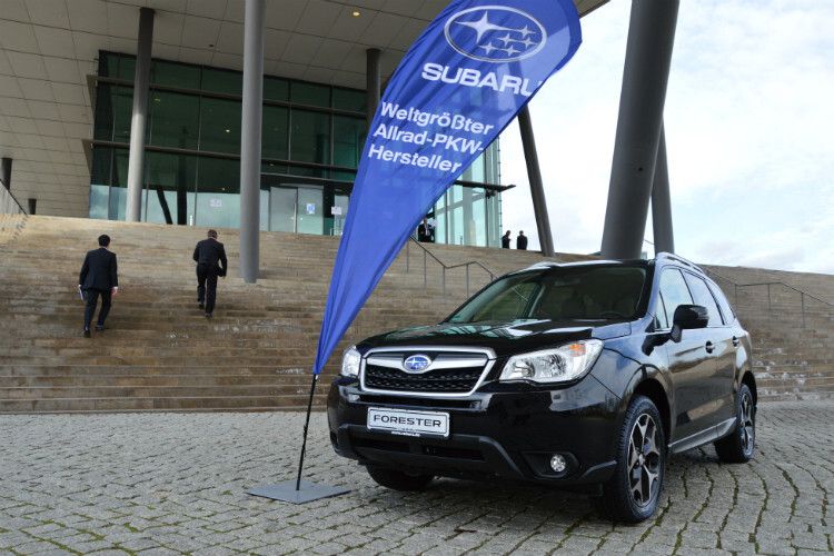 Die Subaru-Partnertagung am Wochenende in Dresden stand unter dem Motto „Vollgas Richtung Zukunft“. (Foto: Achter)