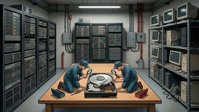 DriveInfo greift auf interne Laufwerksdaten von Harddisks und SSDs zu und stellt zahlreiche technische Parameter dar. (Bild: Gemini / KI-generiert)