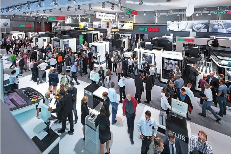 Als größter Aussteller auf der AMB präsentierte DMG Mori 46 Maschinen auf 2019 m² Ausstellungsfläche. (Bild: DMG Mori)