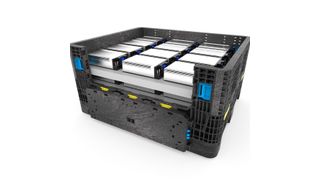 „IonPak“ von Orbis ist ein neuartiger „Batterietransporter“, der auf der Fachpack erstmals gezeigt wird. (Orbis)