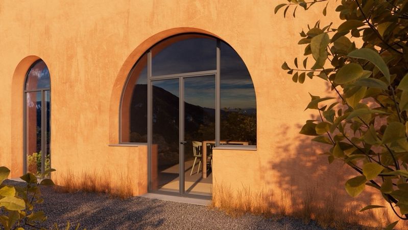 Das wärmegedämmte Profilsystem Forster Unico XS mit Ansichtsbreiten ab 23 Millimeter steht für filigrane Profilgeometrien und hohe konstruktive Leistungsfähigkeit – geeignet für präzise Details im Neubau und Bestand. (Bild:  Forster Profilsysteme AG)