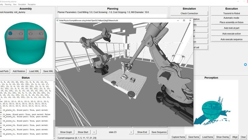 Das System erfasst, wenn Schrauben nicht möglich ist und berechnet automatisiert Alternativen für die Demontage. (Bild:  wbk)