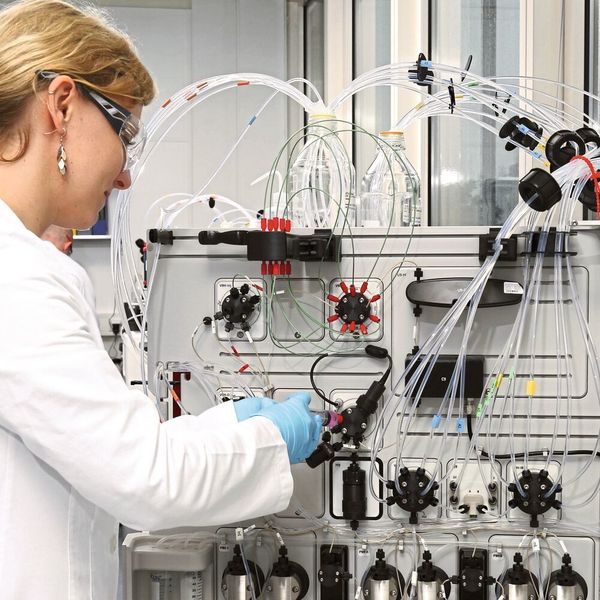 Abb. 3: Entwicklung von Aufreinigungsprozessen für Biologika (UGA Biopharma)