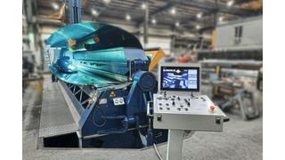 Eine Blechwalzlösung von Faccin für die Herstellung von Lkw-Anhängern. (Bild: Faccin)