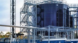 DSM in Sisseln vertraut bei der Abwasserbehandlung auf die die zweistufige MBBR-Anlage der DAS EE. (DAS Environmental Expert)