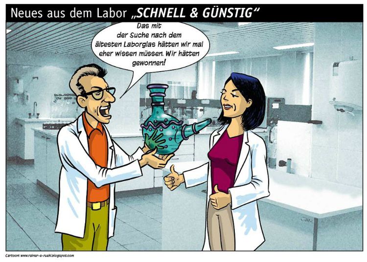 Übersicht unserer Bildergalerien (Comic: www.rainer-e-ruehl.blogspot.com) (Bild: LABORPRAXIS/Rühl)