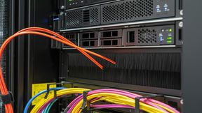 The Mink Rack-Brush was installed, among other things, in a Stengel server rack. (Source: Mink Brushes)