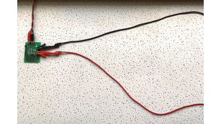 Bild 1: Anschlussleitung zwischen Stromversorgungsplatine und Last willkürlich angeordnet. (Analog Devices)