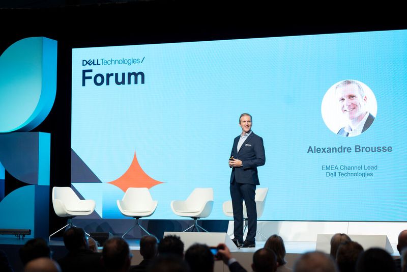 Alexandre Brousse, EMEA Channel Lead Dell, begrüßt die Dell Channel-Community. (Bild: Dell Technologies / Fotos: Christine Bareiss)