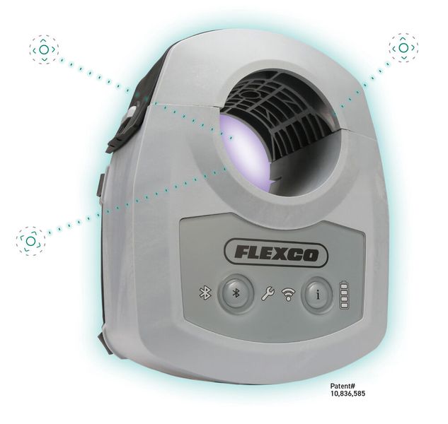 Die Elevate-Geräte lassen sich an Förderbandanlagen einfach installieren. Etwa an die Förderbandabstreifer. (Bild: Flexco Europe)