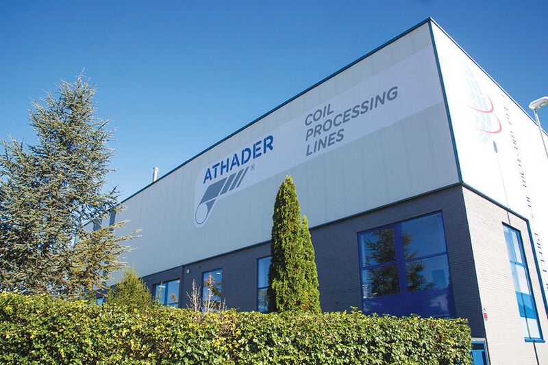 L’impianto di Athader nei pressi di San Sebastian nella Spagna settentrionale produce linee di fabbricazione di bobine. (Emerson Industrial Automation)