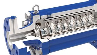 Die Seitenkanalpumpen der Sero Pump Systems GmbH – hier die SHP im Schnittbild – werden zur pulsationsfreien Förderung feststofffreier Flüssigkeiten sowie von ausgasenden, gashaltigen und schnell dampfenden Medien eingesetzt. (Sero)