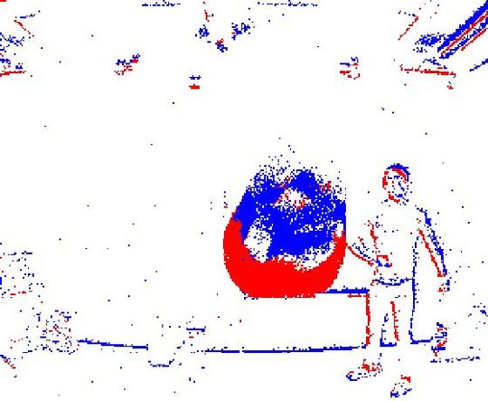 So erfasst die Kamera den nahenden Ball.(Bild:  UZH)