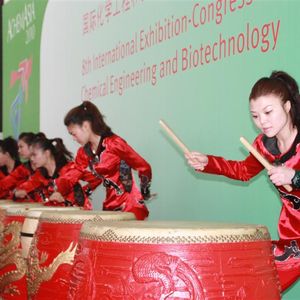 Mit einem mächtigen Trommelwirbel ist am Dienstag, 1. Juni, die achte AchemAsia eröffnet worden. (Archiv: Vogel Business Media)