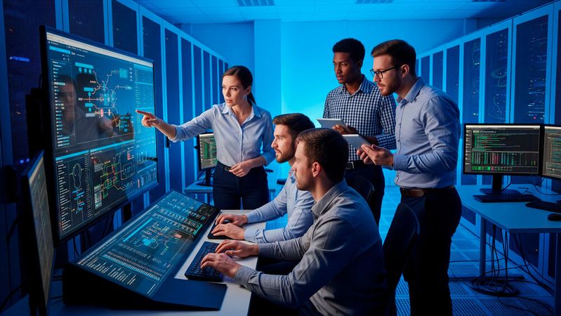 Zu den Cybersecurity-Mindestmechanismen gehören ein funktionierendes Netzwerk von verantwortlichen Personen – keine bloße Namensliste – und regelmäßige Lagebilder.(Bild: ©  Nazam - stock.adobe.com / KI-generiert)