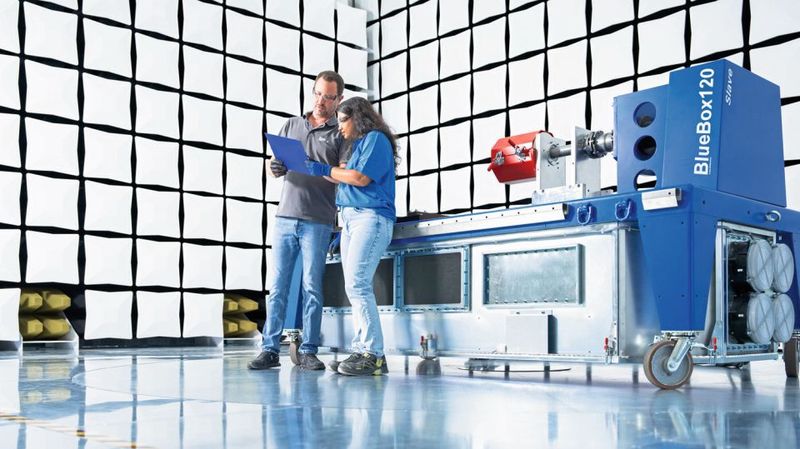 Die CSA Group hat ihren Standort in Plattling (Bayern) erweitert: Dort wurden die Kapazitäten für EMV-Messungen ausgebaut; daneben gibt es weitere Prüfstände, u. a. für E-Antriebe.(Bild:  CSA Group)