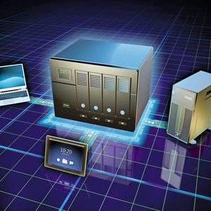 Bild 1: Will man seine Daten aus Sicherheitsgründen nicht in der Cloud speichern und trotzdem im Unternehmen Zugriff auf alle Daten haben, lohnt sich die Anschaffung eines eigenen Netzwerkspeichers (NAS). 