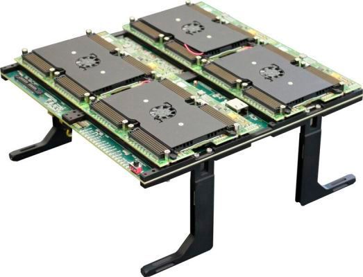 Das proFPGA quad Motherboard mit Virtex®-7 FPGA-Modulen: proFPGA System ist ein äußerst flexibles und skalierbares High-Performance-FPGA-System und eine der leistungsfähigsten Multi-FPGA-Plattformen auf dem Markt. Das proFPGA quad Motherboard mit Virtex®-7 FPGA-Modulen: proFPGA System ist ein äußerst flexibles und skalierbares High-Performance-FPGA-System und eine der leistungsfähigsten Multi-FPGA-Plattformen auf dem Markt.
