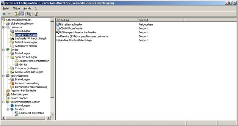 Da DriveLock sich über ein Snapin der Microsoft-Management-Konsole verwalten lässt, müssen sich Administratoren nicht mit einer getrennten Benutzeroberfläche herumschlagen. (Archiv: Vogel Business Media)