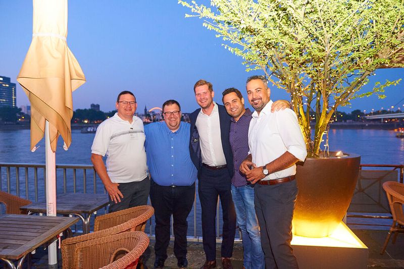 Ingram Micro unter sich: (v. l.) Marcus Schraml, Pietro Verzi, Nicholas Pook, Sebastian Eitel und Oezguer Isik (Trend Micro Deutschland GmbH)