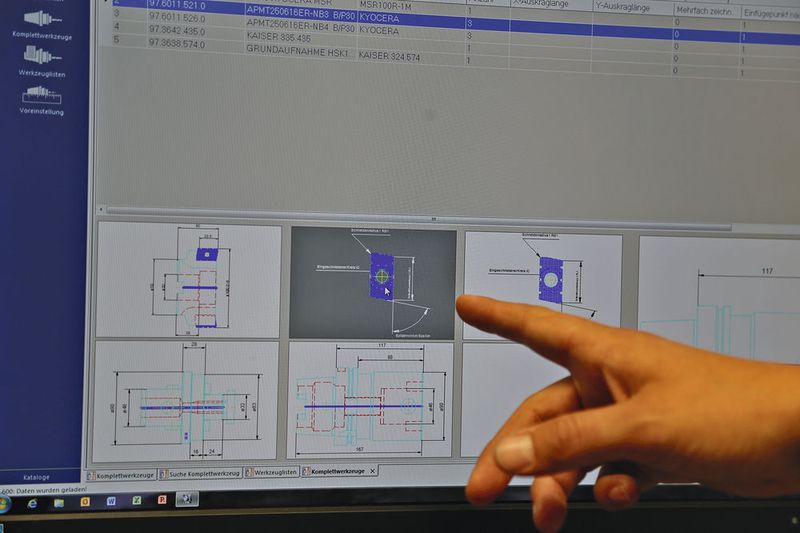 Im TDM-System sind alle Daten, die für das Zusammenstellen der Werkzeugkomponenten und das automatische Vermessen notwendig sind, hinterlegt worden, was ein nicht unerheblicher, aber lohnender Aufwand war. (Bild: Matthias Böhm)
