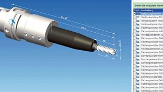Die Funktion MDM dient der Verwaltung von Informationen für die Fertigung, wie beispielsweise NC-Programme oder Werkzeuglisten. (Mastercam)