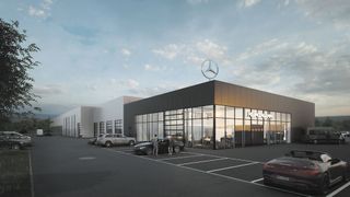 Mit einer Investitionssumme von rund 20 Millionen Euro stellt der neue Standort Büttelborn die
größte Investition der Kunzmann-Geschichte dar. (Bild: Robert Kunzmann GmbH & Co. KG)