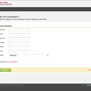 Testwerkzeuge aus der Cloud wie Core CloudInspect müssen nicht erst installiert werden. Anwender können sich direkt registrieren, die zu testenden Cloud-Ressourcen angeben und den cloud-basierten Test per Knopfdruck beauftragen und starten.
